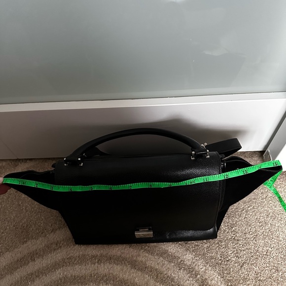 Celine Trapeze Bag black leather and suede - Picture 13 of 16